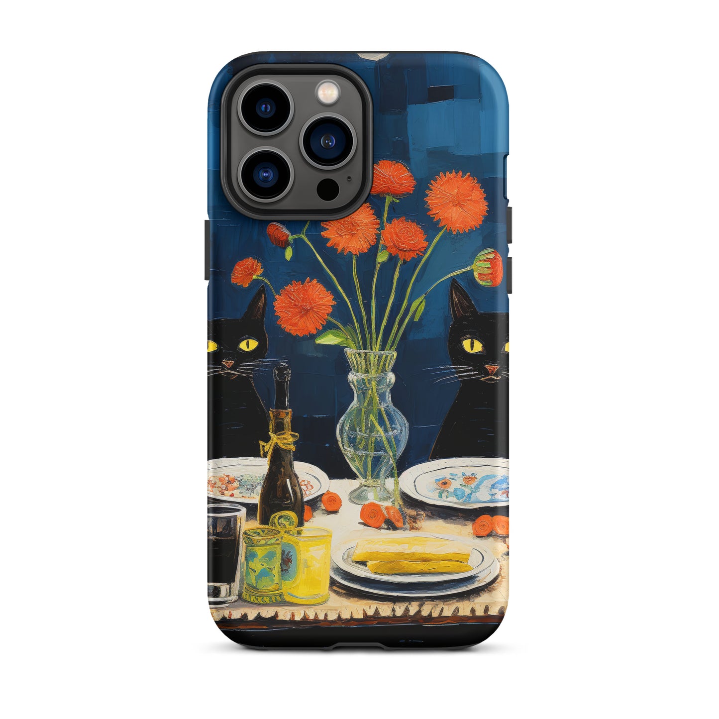 Feline Dinner N4 - Tough Case for iPhone