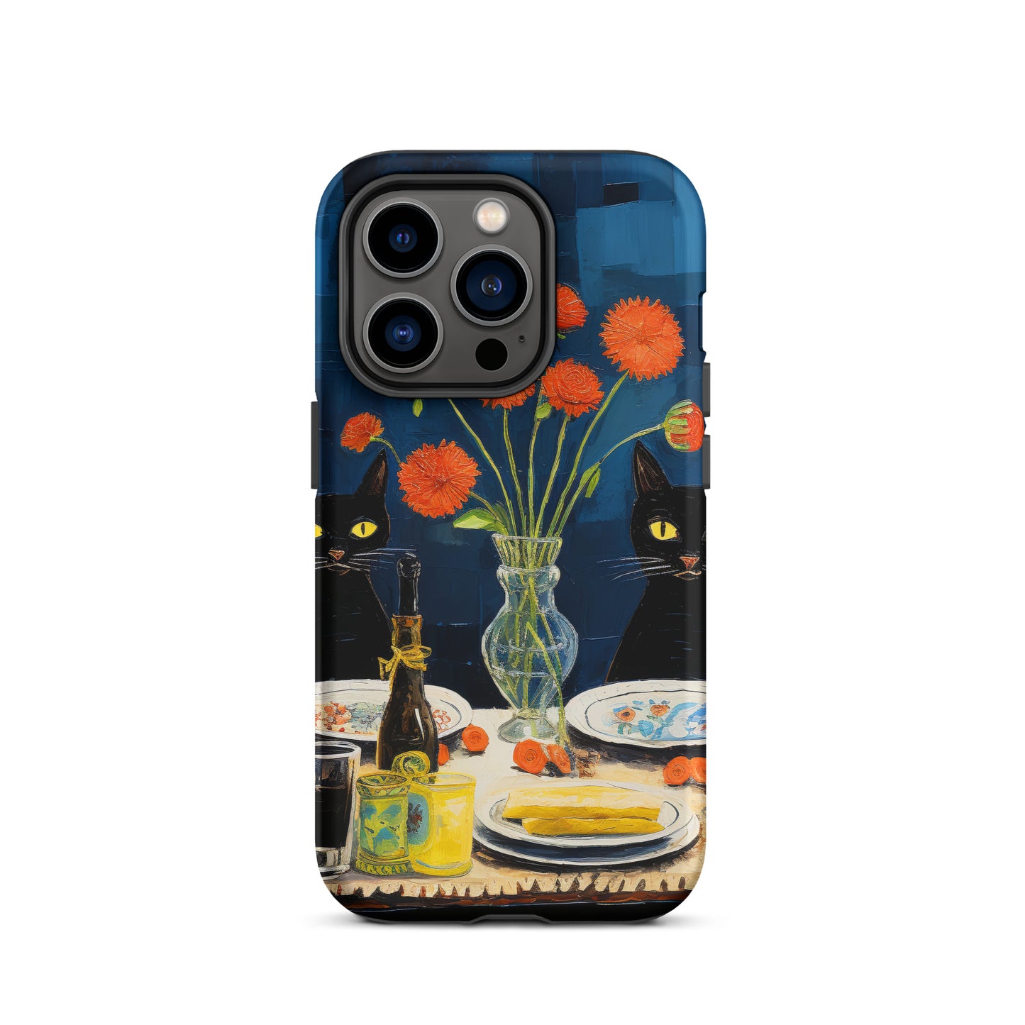 Feline Dinner N4 - Tough Case for iPhone