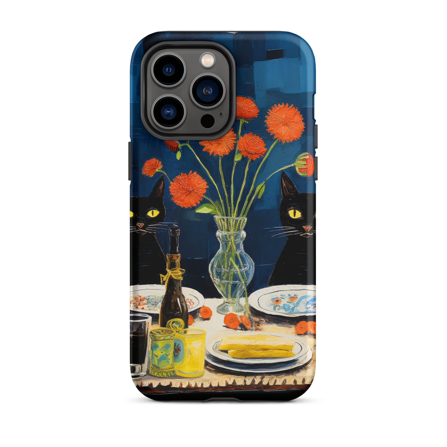 Feline Dinner N4 - Tough Case for iPhone