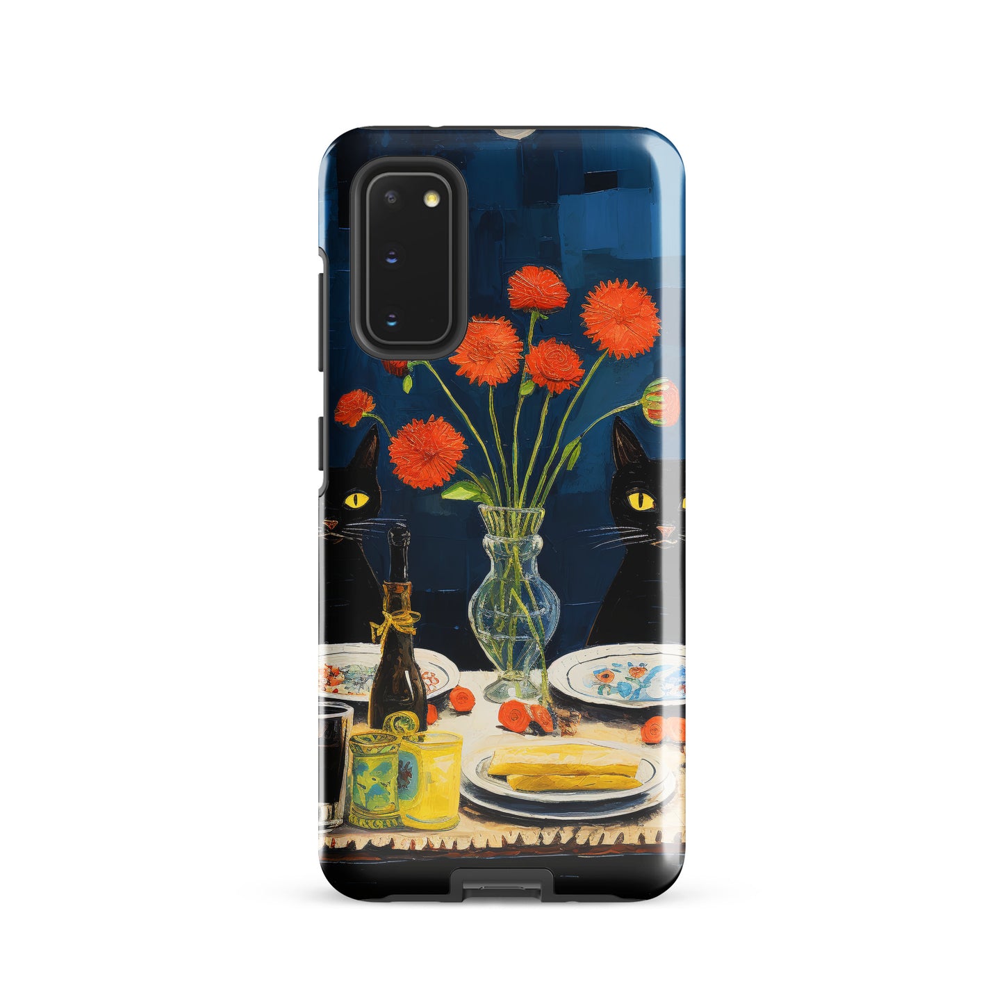 Feline Dinner N4 - Tough Case for Samsung