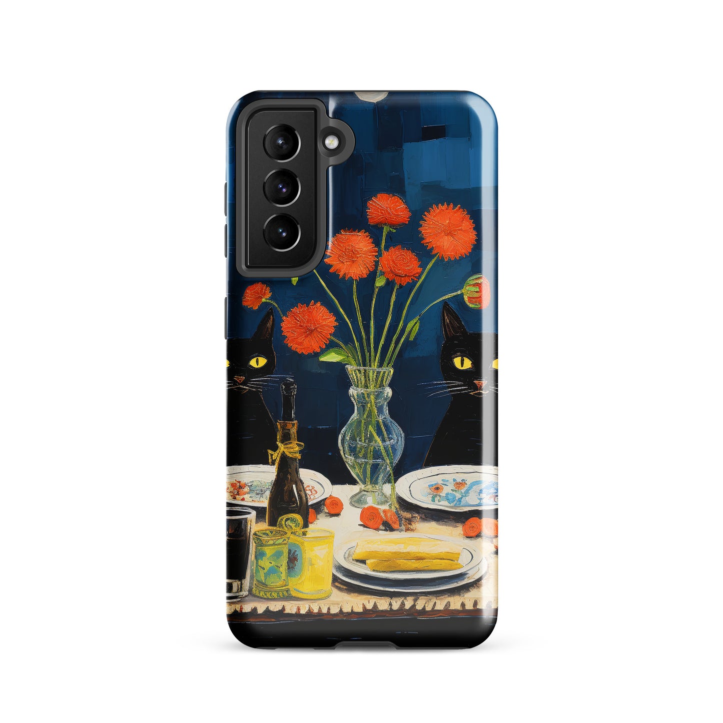 Feline Dinner N4 - Tough Case for Samsung