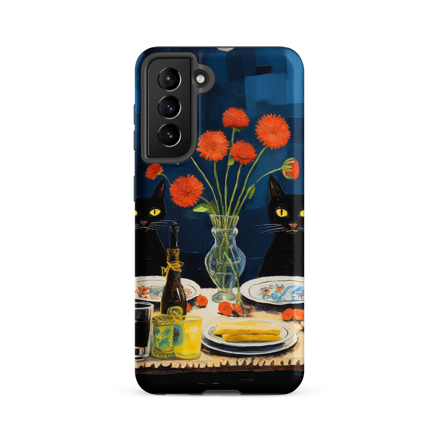 Feline Dinner N4 - Tough Case for Samsung