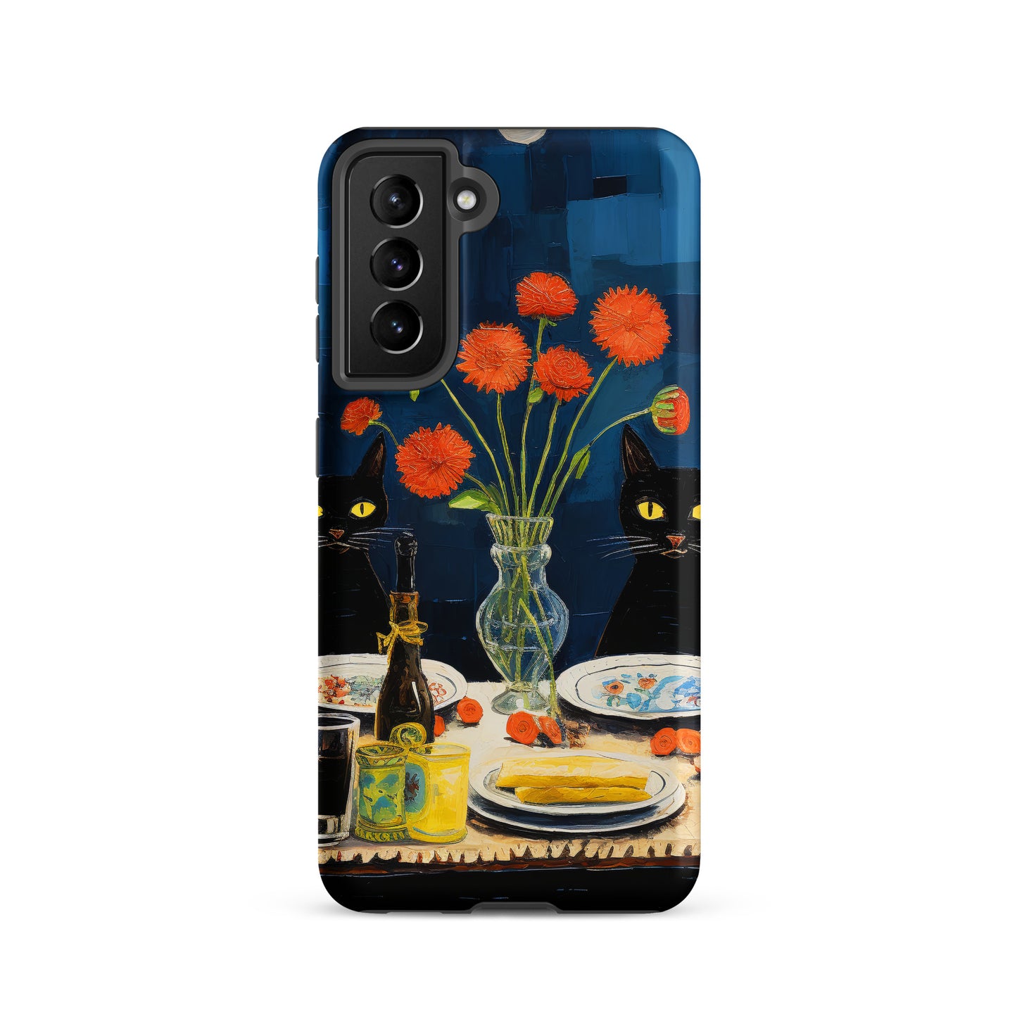 Feline Dinner N4 - Tough Case for Samsung