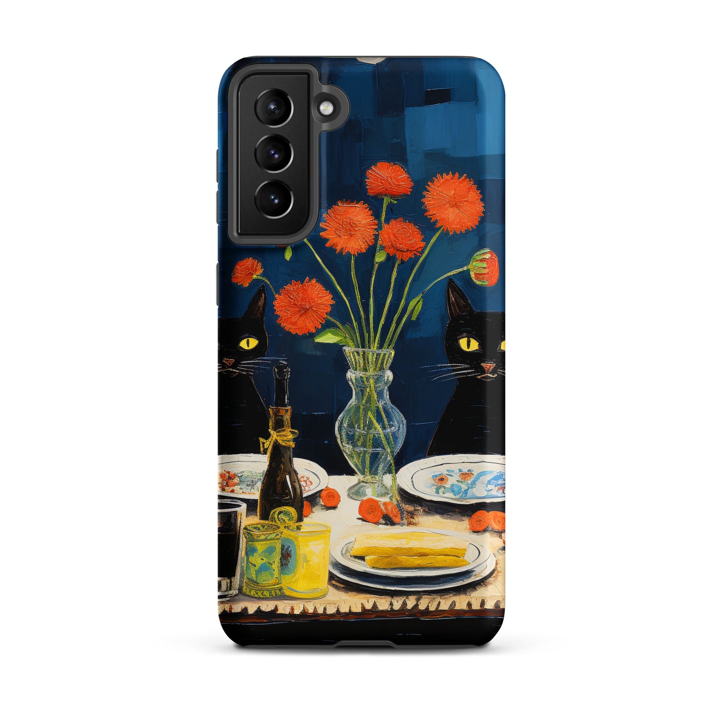 Feline Dinner N4 - Tough Case for Samsung